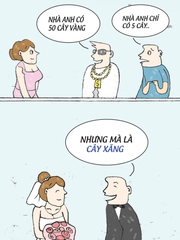 Từ chối chàng trai có 50 cây vàng để cưới anh chàng có 5 cây... xăng