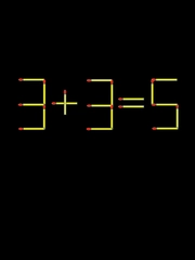 Thử tài IQ: Di chuyển một que diêm để 3+3=5 thành phép tính đúng