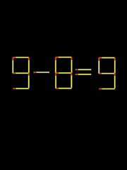 Thử tài IQ: Di chuyển một que diêm để 9-8=9 thành phép tính đúng