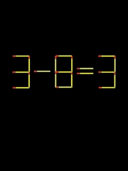 Thử tài IQ: Di chuyển một que diêm để 3-8=3 thành phép tính đúng