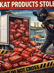 Sự thật về 12 tấn KitKat bị trộm và động thái khó ngờ trên mạng