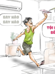 Ông bố 'chập cheng' vì tiền điện mùa nóng