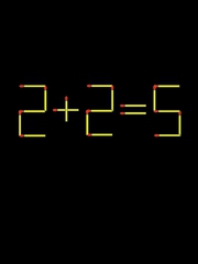 Thử tài IQ: Di chuyển một que diêm để 2+2=5 thành phép tính đúng