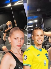 Ngôi sao Chelsea dùng bạn gái làm tạ đẩy ngực