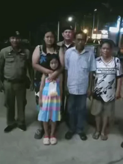 Bố mẹ Thái Lan bỏ quên con gái 6 tuổi ở cây xăng