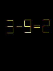 Thử tài IQ: Di chuyển một que diêm để 3-9=2 thành phép tính đúng