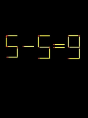 Thử tài IQ: Di chuyển một que diêm để 5-5=9 thành phép tính đúng