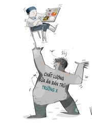 'Ngàn cân treo sợi tóc' với suất ăn bán trú