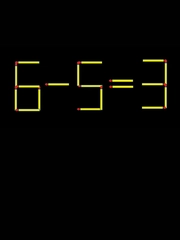 Thử tài IQ: Di chuyển một que diêm để 6-5=3 thành phép tính đúng