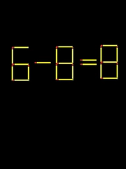 Thử tài IQ: Di chuyển một que diêm để 6-8=8 thành phép tính đúng