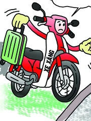 Xe xăng bỏ phố về quê