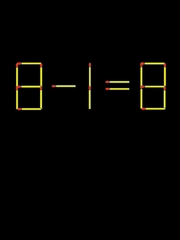 Thử tài IQ: Di chuyển một que diêm để 8-1=8 thành phép tính đúng