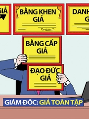 Giao diện của một giám đốc 'giả toàn tập'