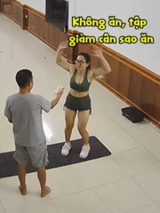 Thấy vợ tập thể dục giảm cân, chồng mua cho ly chè tẩm bổ