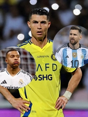 Ronaldo, Messi và Mbappe cùng vào top cầu thủ ‘lười chạy’ nhất thế giới