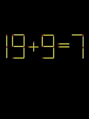 Thử tài IQ: Di chuyển một que diêm để 19+9=7 thành phép tính đúng