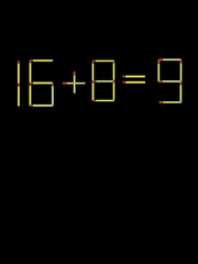 Thử tài IQ: Di chuyển một que diêm để 16+8=9 thành phép tính đúng