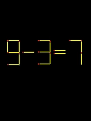 Thử tài IQ: Di chuyển một que diêm để 9-3=7 thành phép tính đúng
