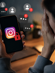 Vì sao loạt tài khoản Instagram bị khóa sau khi nhận tin nhắn lạ?