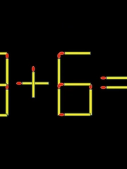 Thử tài IQ: Di chuyển một que diêm để 5+8=14 thành phép tính đúng