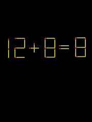 Thử tài IQ: Di chuyển một que diêm để 12+8=8 thành phép tính đúng