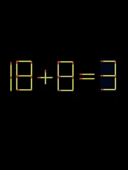 Thử tài IQ: Di chuyển một que diêm để 18+8=3 thành phép tính đúng