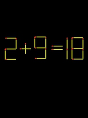 Thử tài IQ: Di chuyển một que diêm để 2+9=18 thành phép tính đúng