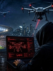 Hacker dọa xâm nhập drone giám sát World Cup 2026