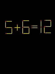 Thử tài IQ: Di chuyển một que diêm để 5+6=12 thành phép tính đúng