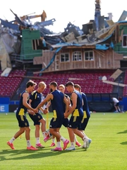 Tuyển Thụy Điển tập luyện ở ‘công trường’ tại World Cup 2026