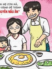 Vợ nổi cơn ghen vì chồng vi phạm bản quyền nấu ăn