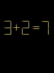 Thử tài IQ: Di chuyển một que diêm để 3+2=7 thành phép tính đúng