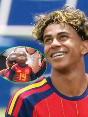 Em trai 3 tuổi Yamal thè lưỡi ‘chiếm sóng’ ở World Cup 2026