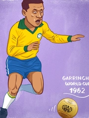 Tượng đài World Cup P.7: Garrincha gánh cả Brazil khi Pele vắng mặt