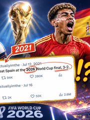 Choáng: Dự đoán Argentina thắng Tây Ban Nha ở World Cup 2026 từ năm 2021