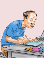 Bản phác thảo khiến người 40 tuổi đứng hình