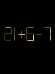 Thử tài IQ: Di chuyển một que diêm để 21+6=7 thành phép tính đúng
