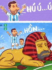 Messi 'hú hồn chim én' với các Pharaoh