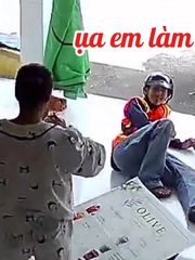 Cười sảng với chàng shipper làm màu khi gặp nạn