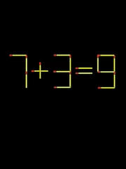 Thử tài IQ: Di chuyển một que diêm để 7+3=9 thành phép tính đúng