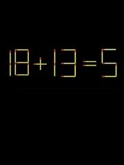 Thử tài IQ: Di chuyển một que diêm để 18+13=5 thành phép tính đúng