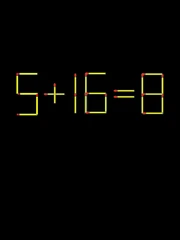 Thử tài IQ: Di chuyển một que diêm để 5+16=8 thành phép tính đúng
