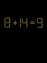Thử tài IQ: Di chuyển một que diêm để 8+14=9 thành phép tính đúng