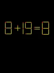 Thử tài IQ: Di chuyển một que diêm để 8+19=8 thành phép tính đúng
