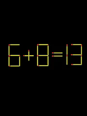 Thử tài IQ: Di chuyển một que diêm để 6+8=13 thành phép tính đúng