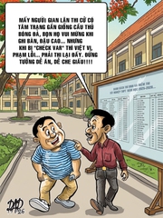 Check VAR gian lận thi cử