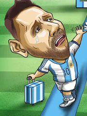 Messi đã trả lại áo số 10 cho Argentina