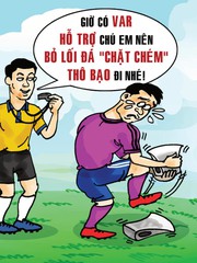V-League thời check VAR: Đá bóng thôi, đừng 'diễn'