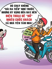 Bao nhiêu khoản chờ 'chia cuốc' với bác tài xe công nghệ