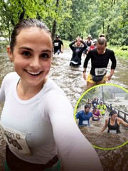 Giải half marathon biến thành cuộc đua… vượt lũ